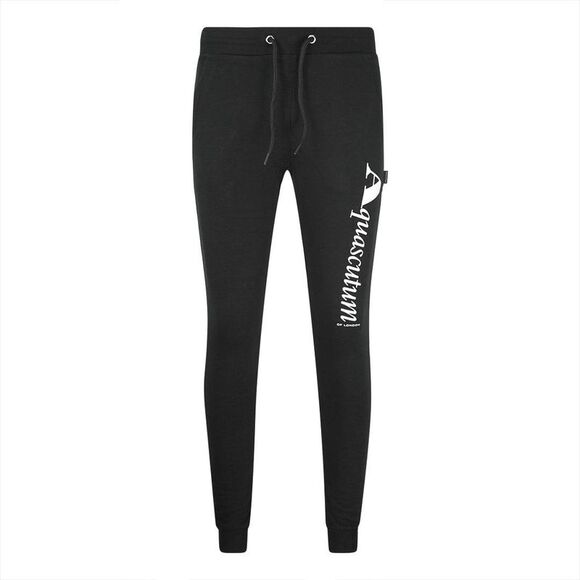 Aquascutum Unisex Adult Logo Sweatpants / Black